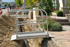 Aluminium-Baustellensteg Grabenbrücke – Ansicht 4