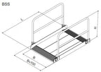 Aluminium-Baustellensteg Grabenbrücke – Ansicht 3