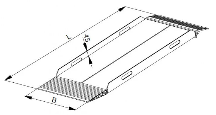 Aluminium-Eventschiene rutschfest – Ansicht 6