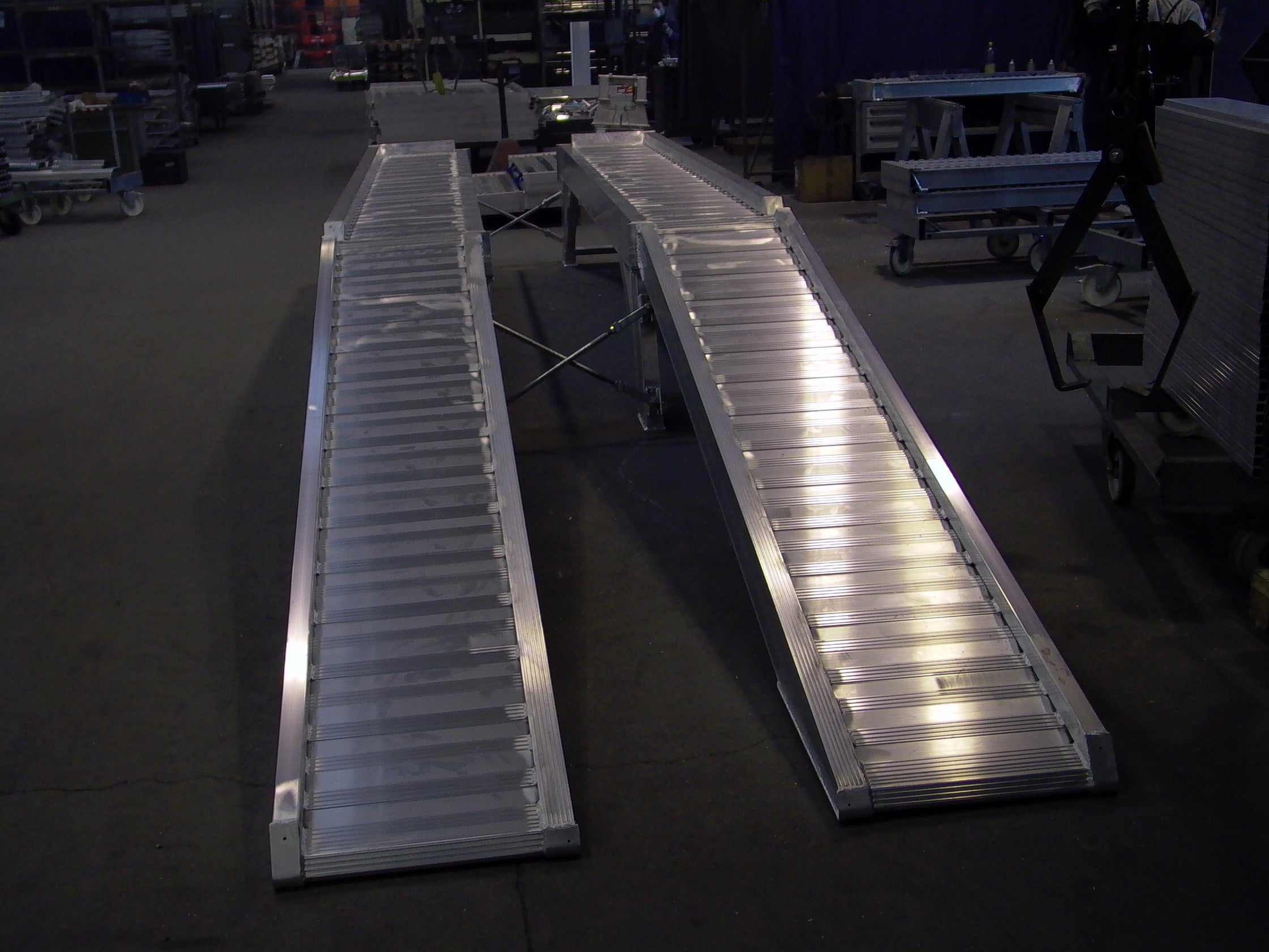 Aluminium-Wartungsrampe Alternative zur Hebebühne – Ansicht 2